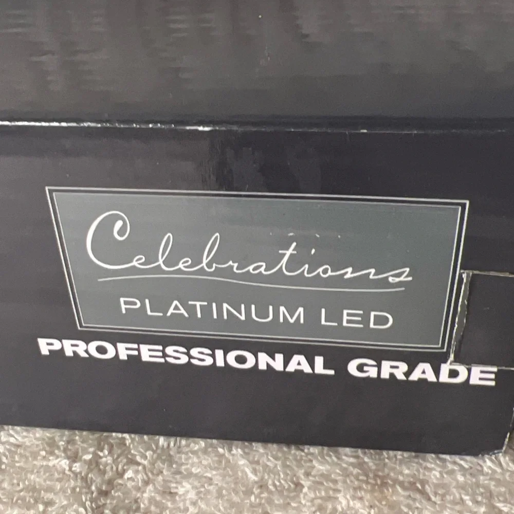 Celebrations Platinum LED Blue Twinkle Sphere 16” Indoor/Outdoor Decoration